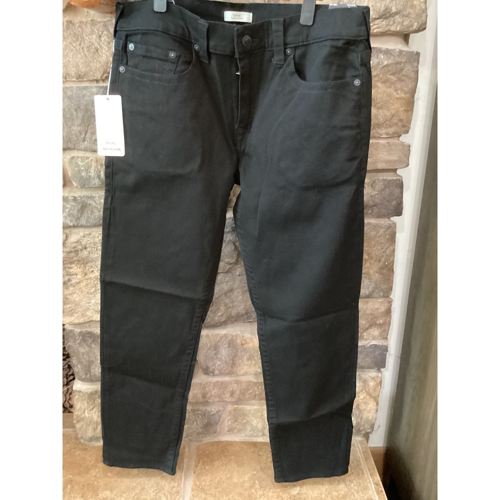 True Religion Geno Relaxed Slim Jeans Black Body Rinse Mens 36 x 31 NF NWT